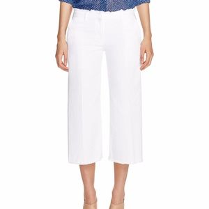 NEW MICHAEL KORS CROPPED CAPRI FRINGE WHIT…